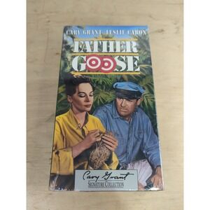 Father Goose VHS Cary Grant Signature Collection Republic Pictures Sealed 1964